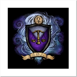 Zodiac Heraldry - Libra Posters and Art